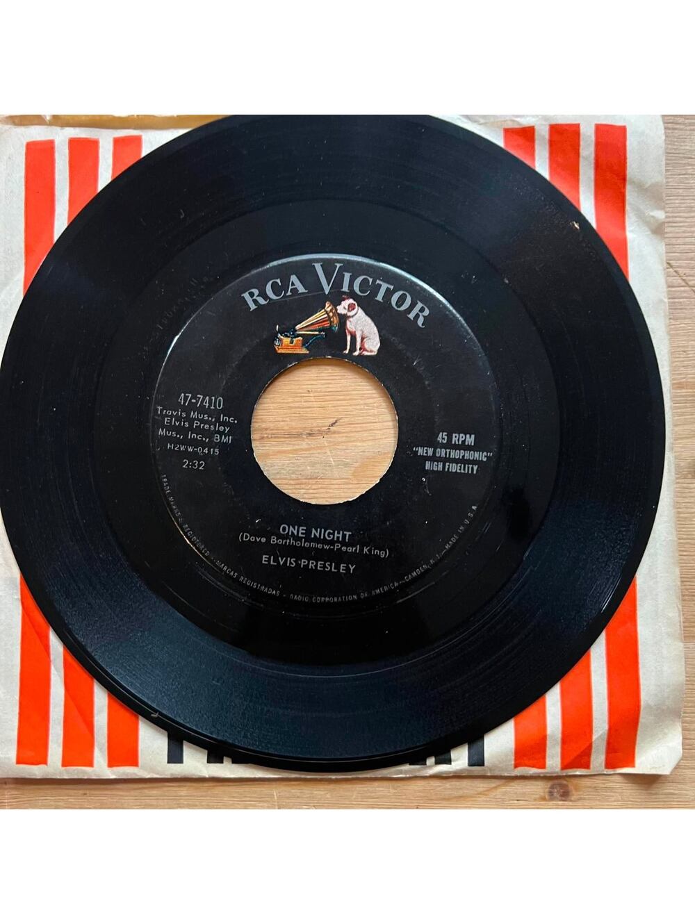 Elvis Presley - One Night/I Got Stung 45rpm VG+ R10
